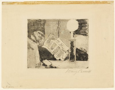 Zeitung lesen, Nr. 2 von Mary Cassatt