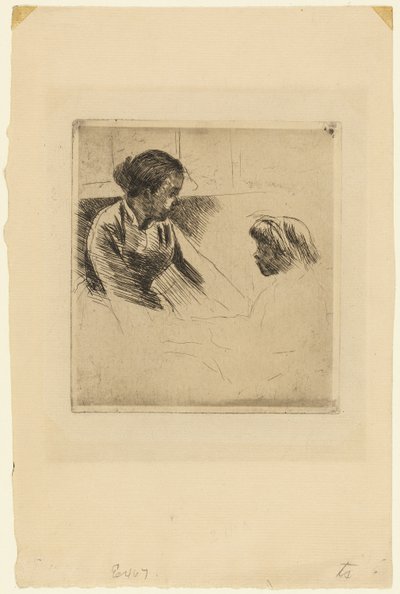 Susan und Kind, einander zugewandt von Mary Cassatt