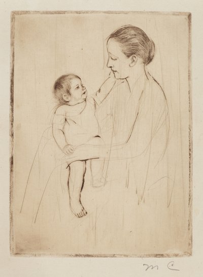 Die Liebkosung von Mary Cassatt