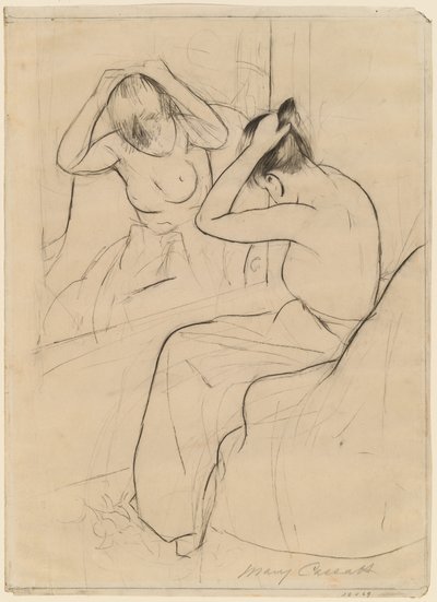 Die Frisur, 1891 von Mary Cassatt