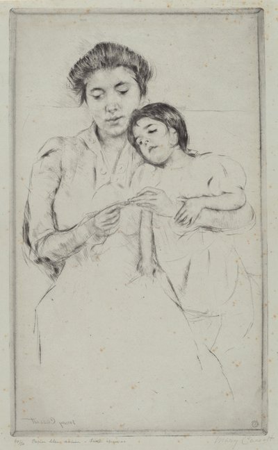 Die Häkelstunde von Mary Cassatt