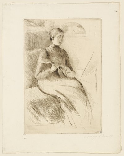 Der Mandolinenspieler von Mary Cassatt