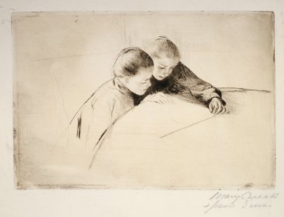 Die Karte, 1890 von Mary Cassatt