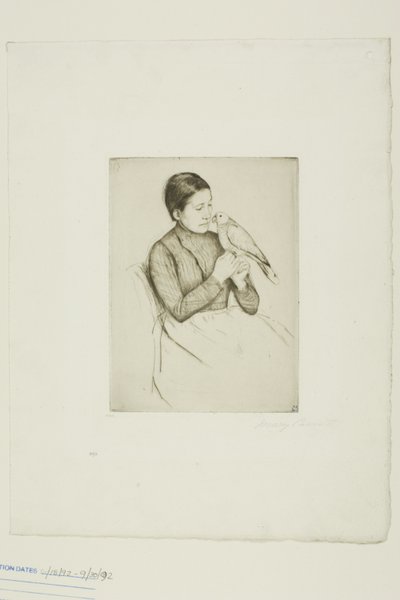 Der Papagei von Mary Cassatt