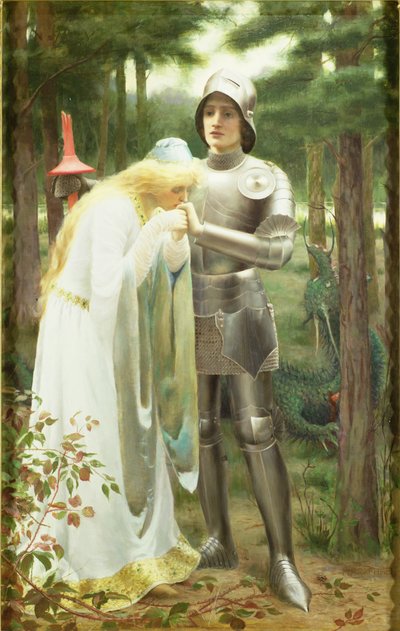 Britomart und Amoret von Mary F. Raphael
