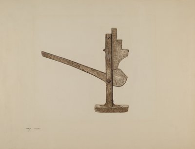 Wagenheber, ca. 1939 von Mary Hansen