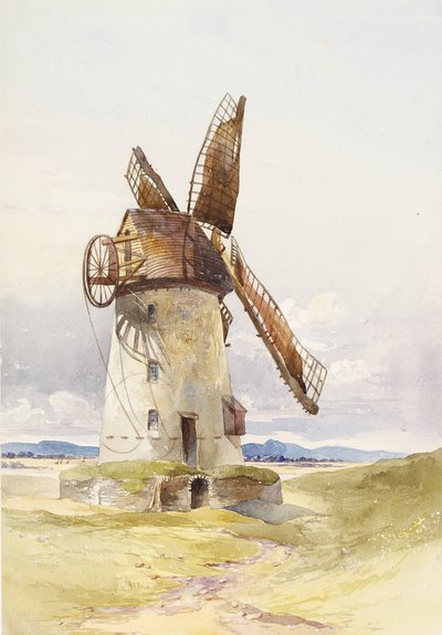 Lytham Mühle, ca. 1845-55 von Mary Harper