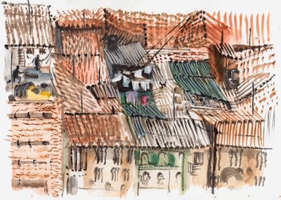 Dächer, Bogotá von Mary Kuper