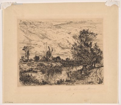 Der Gänseteich, East Hampton von Mary Nimmo Moran