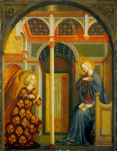 Die Verkündigung, ca. 1423-1424 von Masolino da Panicale