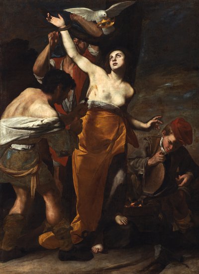 Das Martyrium der Heiligen Agatha, ca. 1619 von Massimo Stanzione