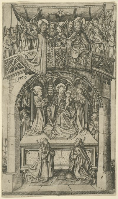 Die große Einsiedeln-Madonna von Master E.S.