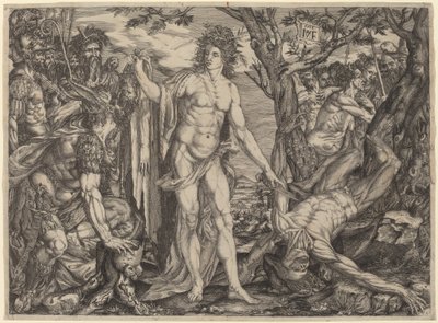 Apollo und Marsyas von Master MF