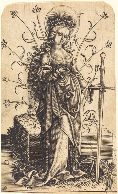 Heilige Katharina von Master PW of Cologne