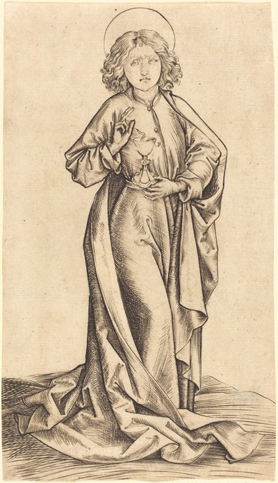 Heiliger Johannes der Evangelist von Master i.e.