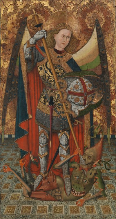 Sankt Michael, 1450-1500 von Master of Belmonte
