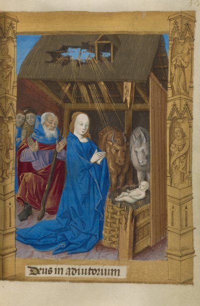 Die Geburt Christi von Master of Guillaume Lambert