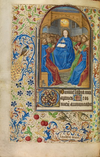 Pfingsten von Master of Jacques of Luxembourg