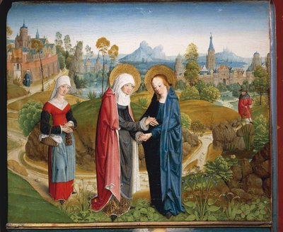 Die Heimsuchung von Master of the Aachen Altar