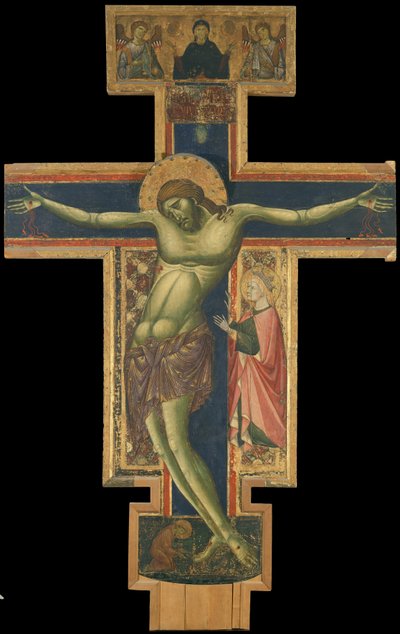 Kruzifix von Master of the Borgo Crucifix