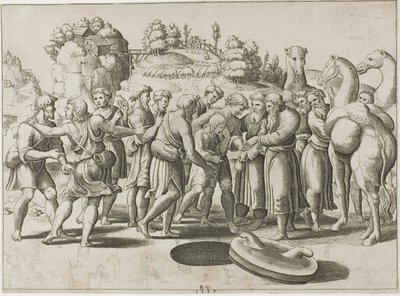 Joseph wird von seinen Brüdern verkauft von Master of the Die