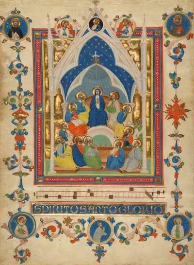 Pfingsten von Master of the Dominican Effigies