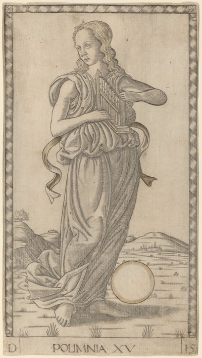 Polymnia von Master of the E Series Tarocchi