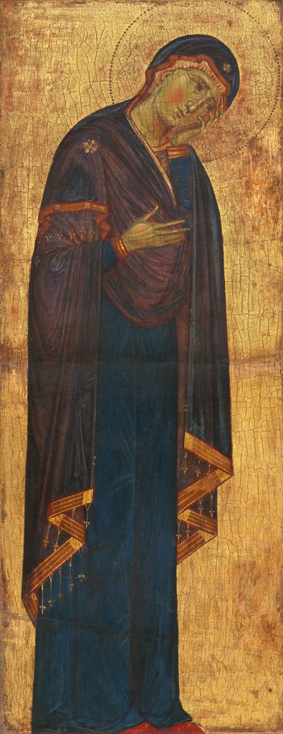 Die trauernde Madonna von Master of the Franciscan Crucifixes