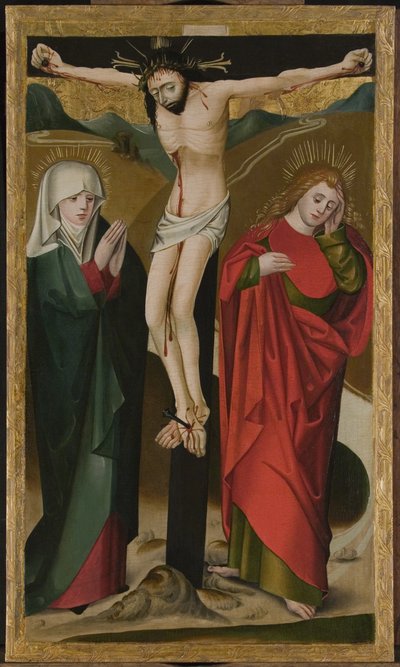 Die Kreuzigung von Master of the Hanover Marktkirche Altar