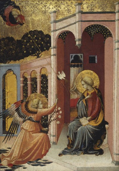 Verkündigung, ca. 1430-40 von Master of the Judgement of Paris