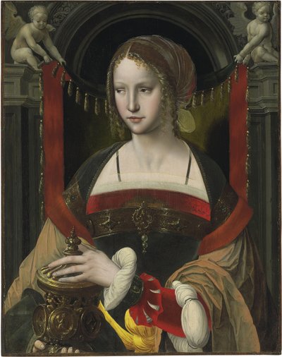 Heilige Maria Magdalena von Master of the Parrot,
