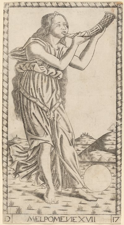 Melpomene von Master of the S Series Tarocchi