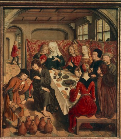 Hochzeit zu Kana von Master of the Saint Bartholomew Altarpiece