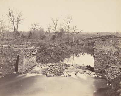 Steinbrücke - Bull Run, 1862 von Mathew Brady