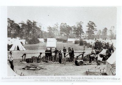 Yankee-Hauptquartier, Camp Whinfield, 3. Mai 1862 von Mathew B. Brady