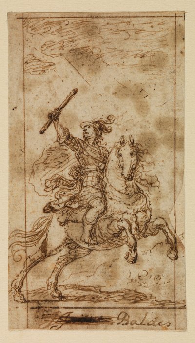 Berittener Krieger von Matias de (attr.to) Torres