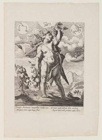 Herbst, aus Die vier Jahreszeiten von Matthaus Greuter