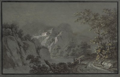 Italienische Landschaft von Matthias Rudolf Toma