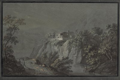 Italienische Landschaft von Matthias Rudolf Toma