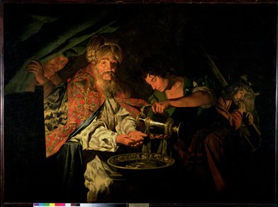 Pilatus wäscht seine Hände von Matthias Stomer