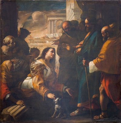 Christus und die Frau aus Kanaan, 1646-1647 von Mattia Preti