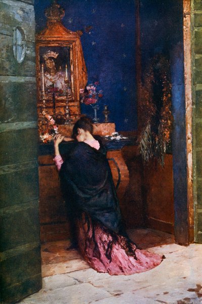 Ein Gebet zur Madonna, um 1877-1912, 1912 von Maurice Bompard