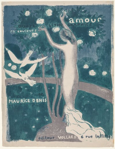Liebe: Cover Amour: Couverture, 1895 veröffentlicht 1911 von Maurice Denis