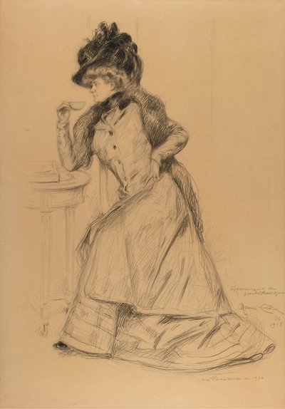 Die Pariserin im Jahr 1906 von Maurice Eliot