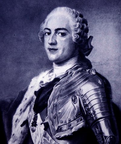 Ludwig XV. von Maurice Quentin de la (after) Tour