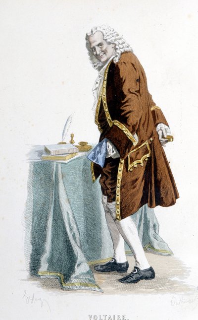 Voltaire von Mr. Sand. 19. Jahrhundert von Maurice Sand