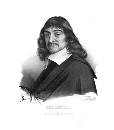 Rene Descartes, um 1820er Jahre von Maurin