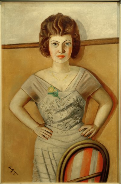 Bildnis Frau Dr. Heidel. Bildnis einer Rumänin von Max Beckmann