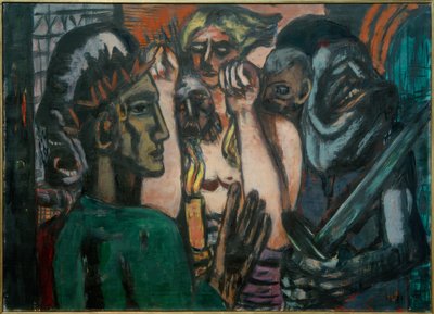 Christus in der Vorhölle von Max Beckmann