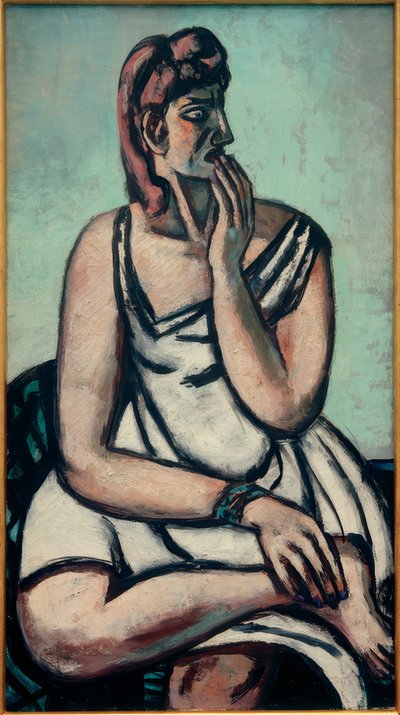 Die Erschrockene von Max Beckmann